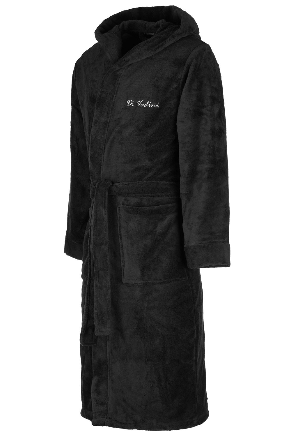 Di Vadini Florenz Peignoir à capuche pour homme et femme Unisexe I Vêtement de nuit en microfibre élégante Certifié Öko-Tex Standard 100 I Kimono avec couleurs et tailles XXS - 5XL