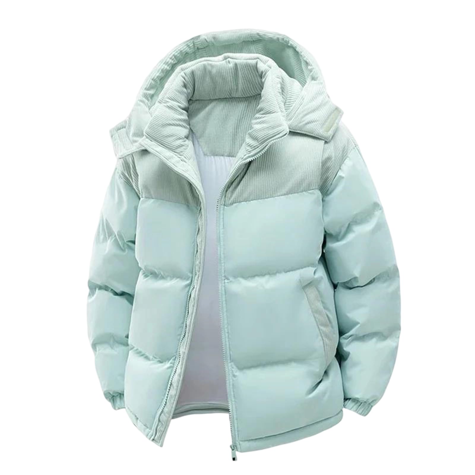 Trench-Coat d'hiver pour Homme Anti-Froid Veste Parka Décontractée Confort