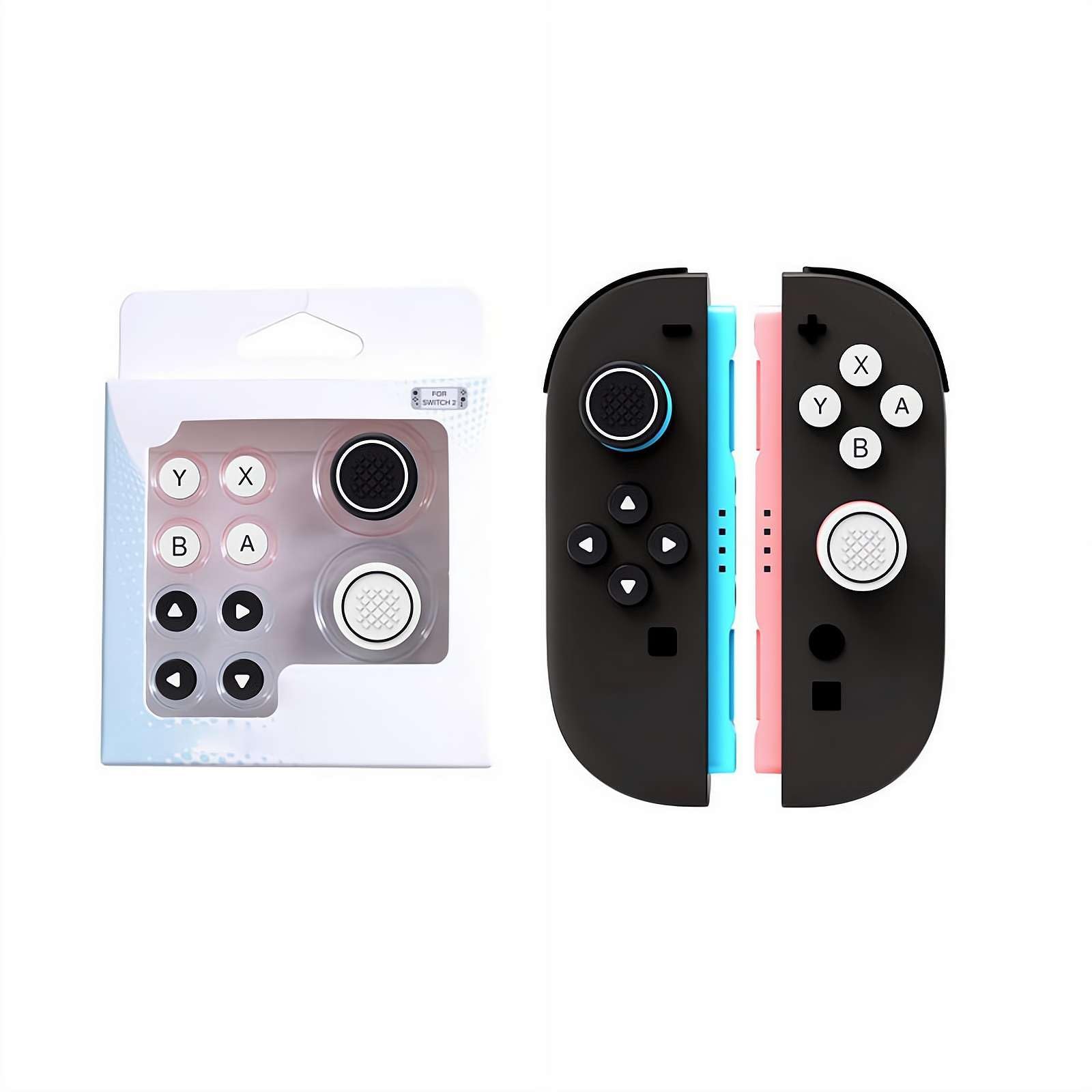 Amazon.co.jp: 10個入り For switch 2 スティックカバー+ボタンカバー