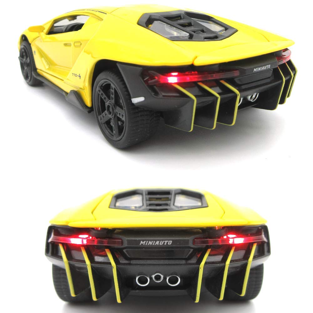 ランボルギーニ チェンテナリオ 1/32 スロットカー グレー/イエロー Scalextric 1/32 ｽﾛｯﾄｶｰ C3961◇ Lamborghini Centenario - Carbon