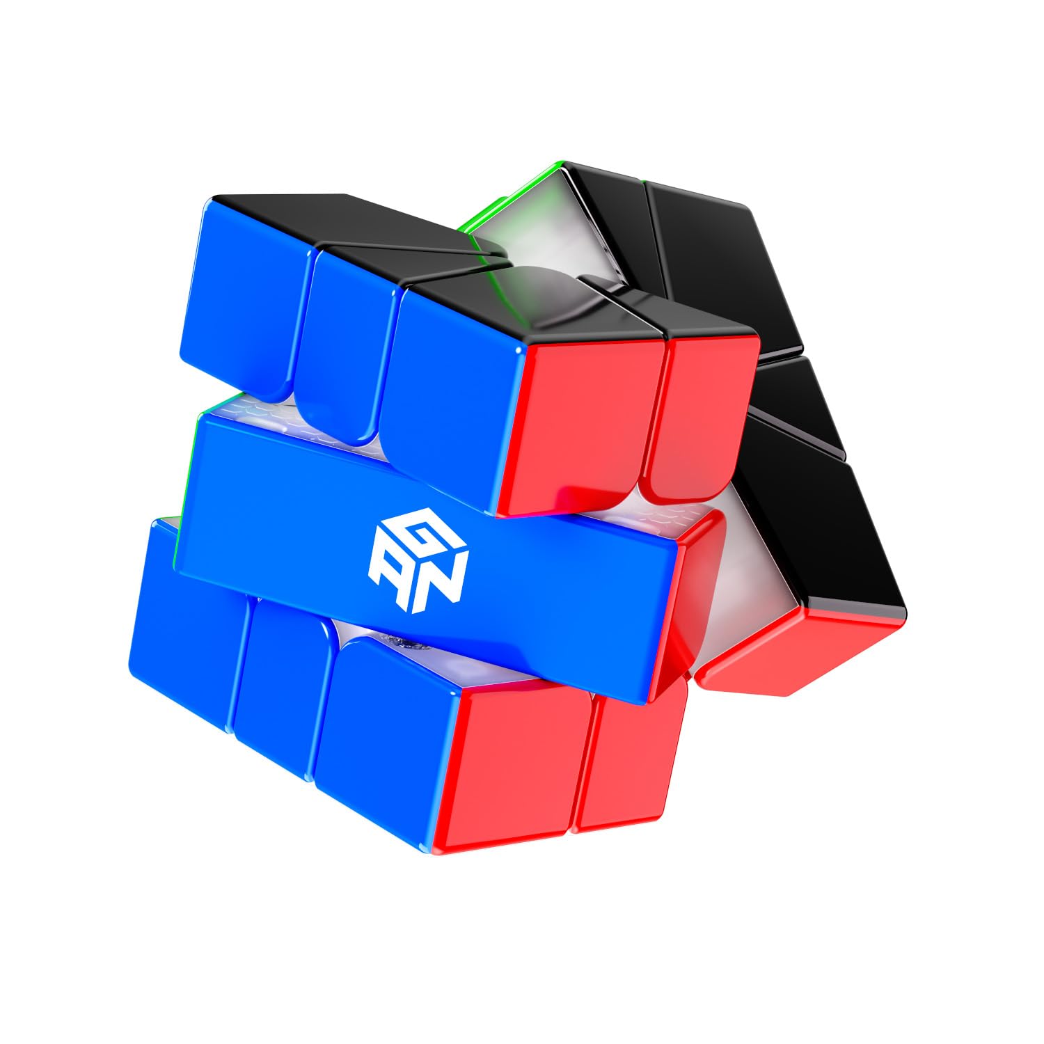 GAN Square-1 Black Top UV Maglev Magnetic Speed Cube Shape Shifting Puzzle — image 1