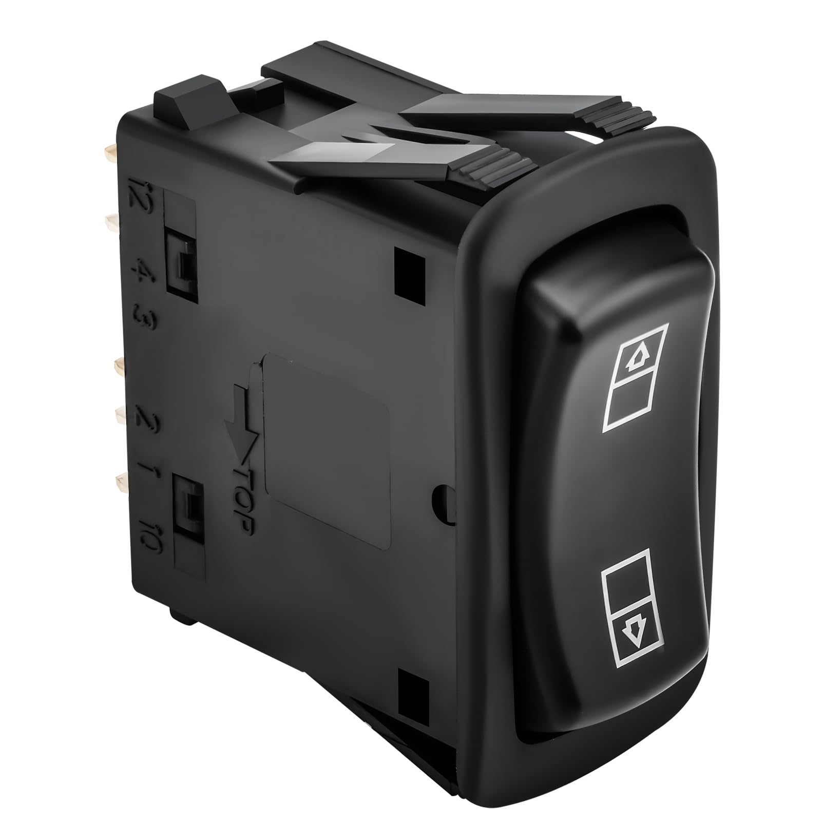 Power Window Switch Button Compatible with Mack 1MR4323M15 1MR4341AM15 1MR4341BM15 1MR4341M15 L1MR4323M15 Driver Side Replaces 82278971 25153005