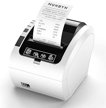 POS USB サーマル レシートプリンター　プリンター Amazon.co.jp: MUNBYN レシートプリンター 感熱式プリンター