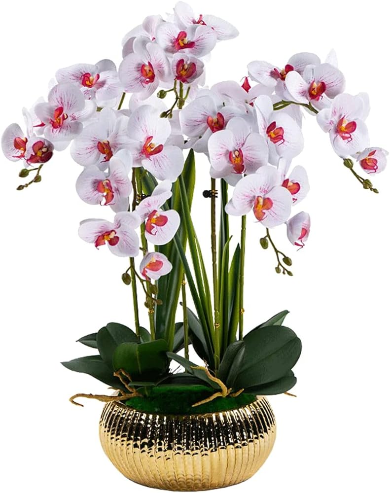 Artificial Flower 5 Heads Artificial Phalaenopsis Flowers Flower