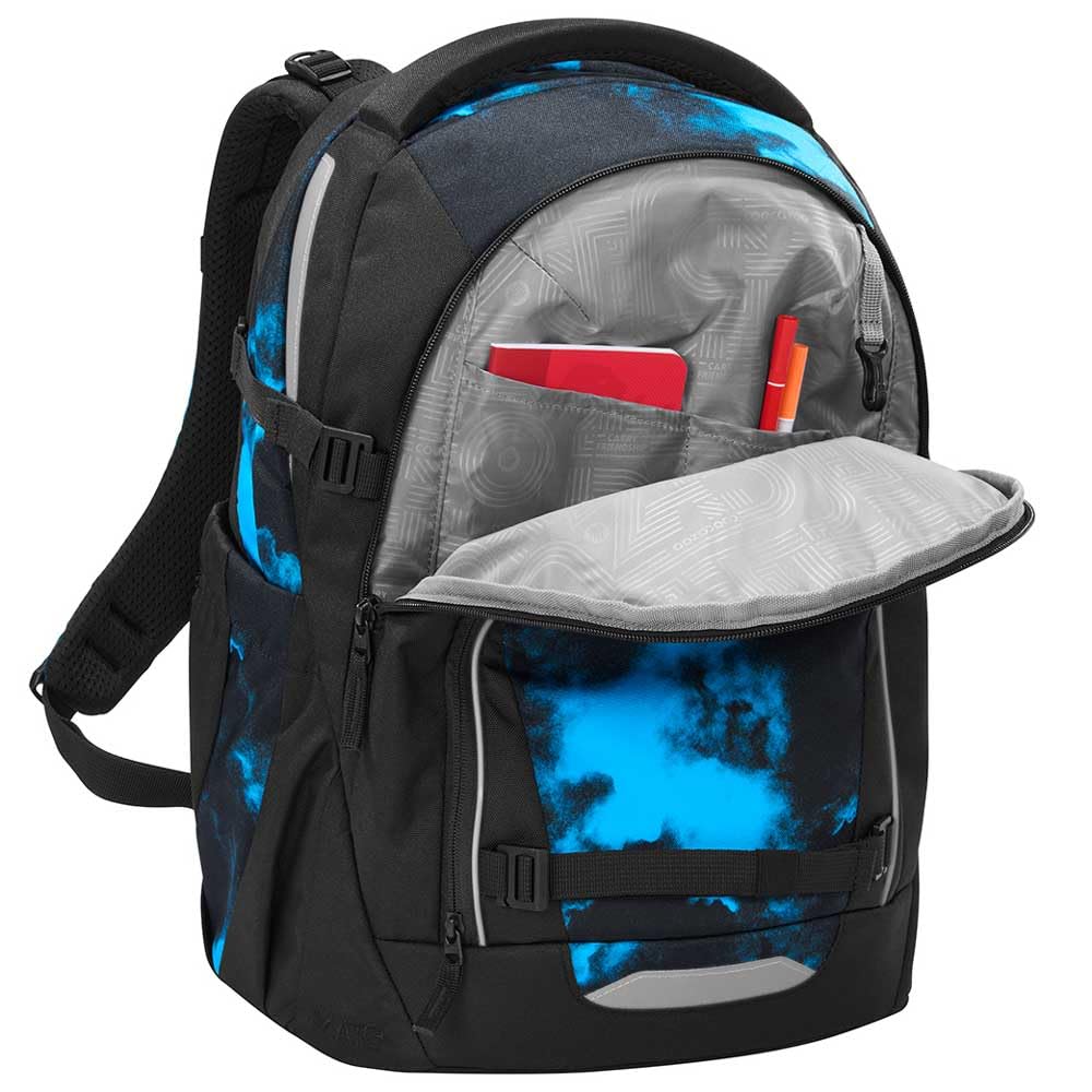 coocazoo MATE Schulranzen-Set 3tlg für Mädchen und Jungen ab der 4. Klasse mit Rucksack. Schlamperetui und Sportbeutel (Mystic Clouds V2)