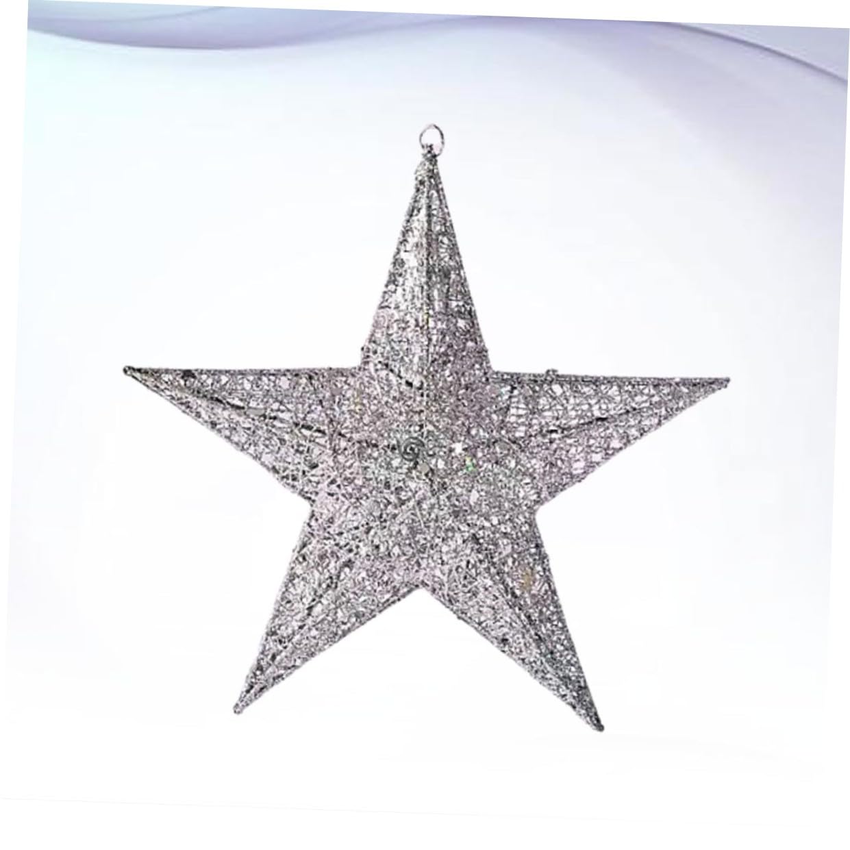 Artibetter 2 Decorazioni Natalizie Da 30 Cm Ciondolo A Forma Di Stella in Argento Decorazioni Natalizie Festive Per La Casa E Le Celebrazioni