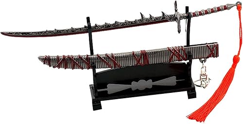 Miniatura 1 de 8.7 pulgadas Monster Hunter World Iceborne Monster Rathalos Sword Metal Arma Modelo Colección