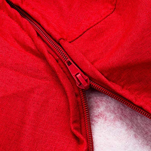 N /C Sofabezug / Sitzsack, weich, für Kinder, Erwachsene, 85 x 105 cm, 2 Rot – Bild 7