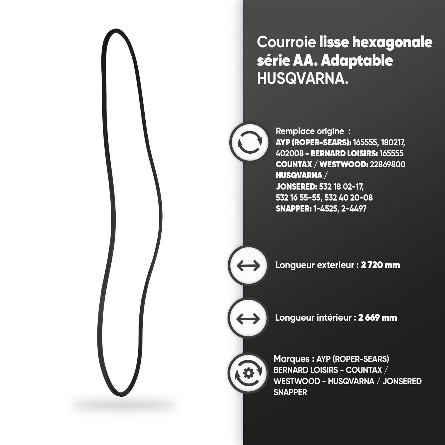 CORROIE HEXAGONALE AA105