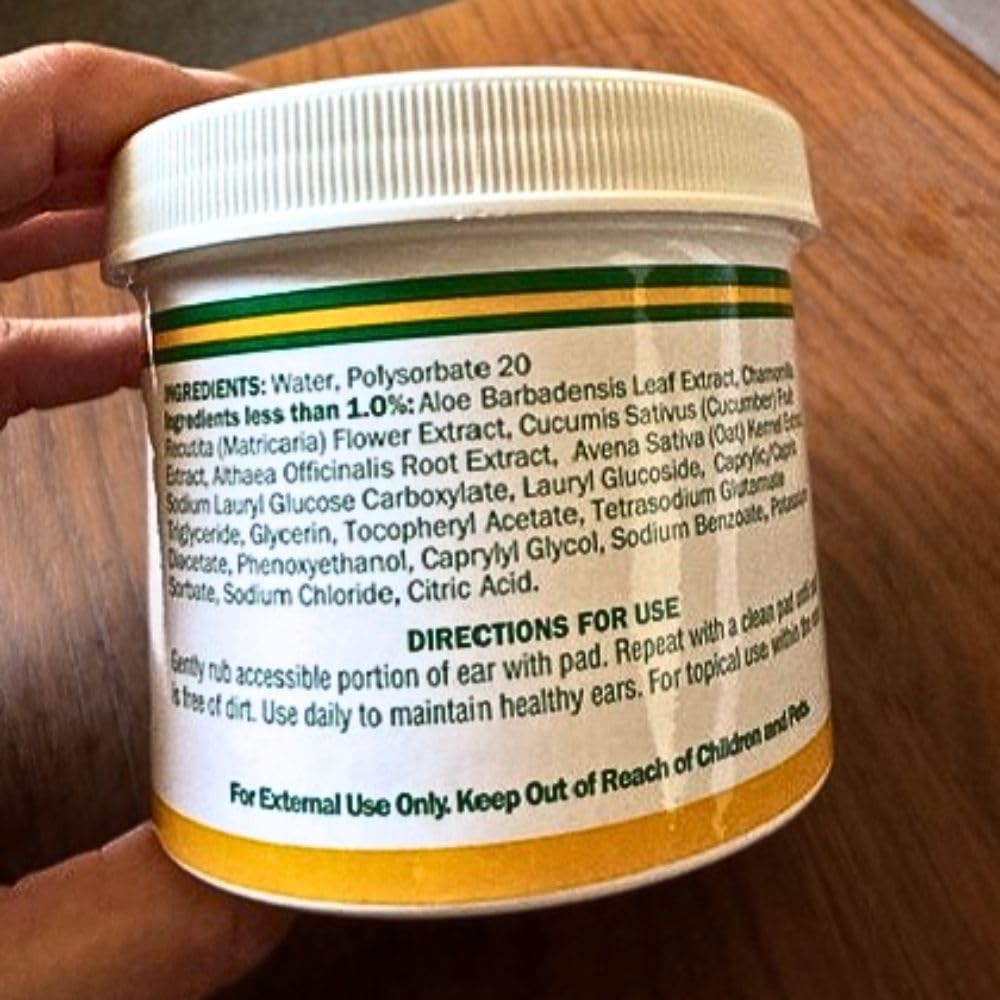HAPPY JACK Dog Ear Wipes with Aloe Soothe Itch and Discomfort from Dog Ear Infection, Aloe Vera-Cucumber Pet Cleaner Wipes are Great for Pup's Itchy Relief, 100 Ct - image 8