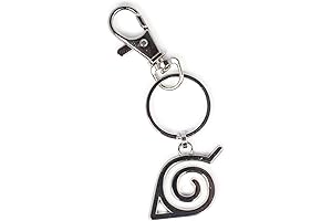 SalesOne LLC Naruto Shippuden Hidden Leaf Symbol Enamel Pendant Keychain
