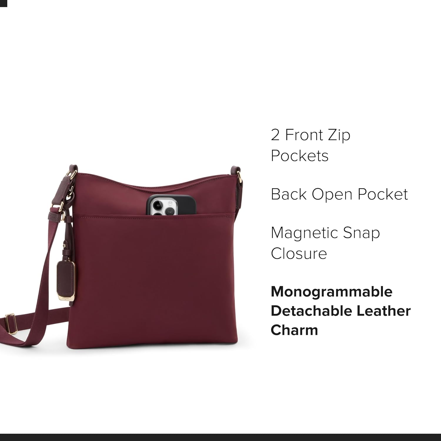 TUMI womens Tyler Crossbody | Nylon, Business, Travel Bag, Stain, Water-Resistant