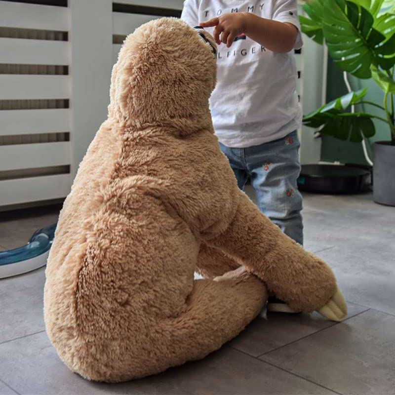 mikamax Sloth Pillow – XL – Faultier Kuscheltier – XXL Kuscheltier – Teddy – Babyshower - Babyparty Geschenke – Super Weich - 60 cm – 23.5 Inch