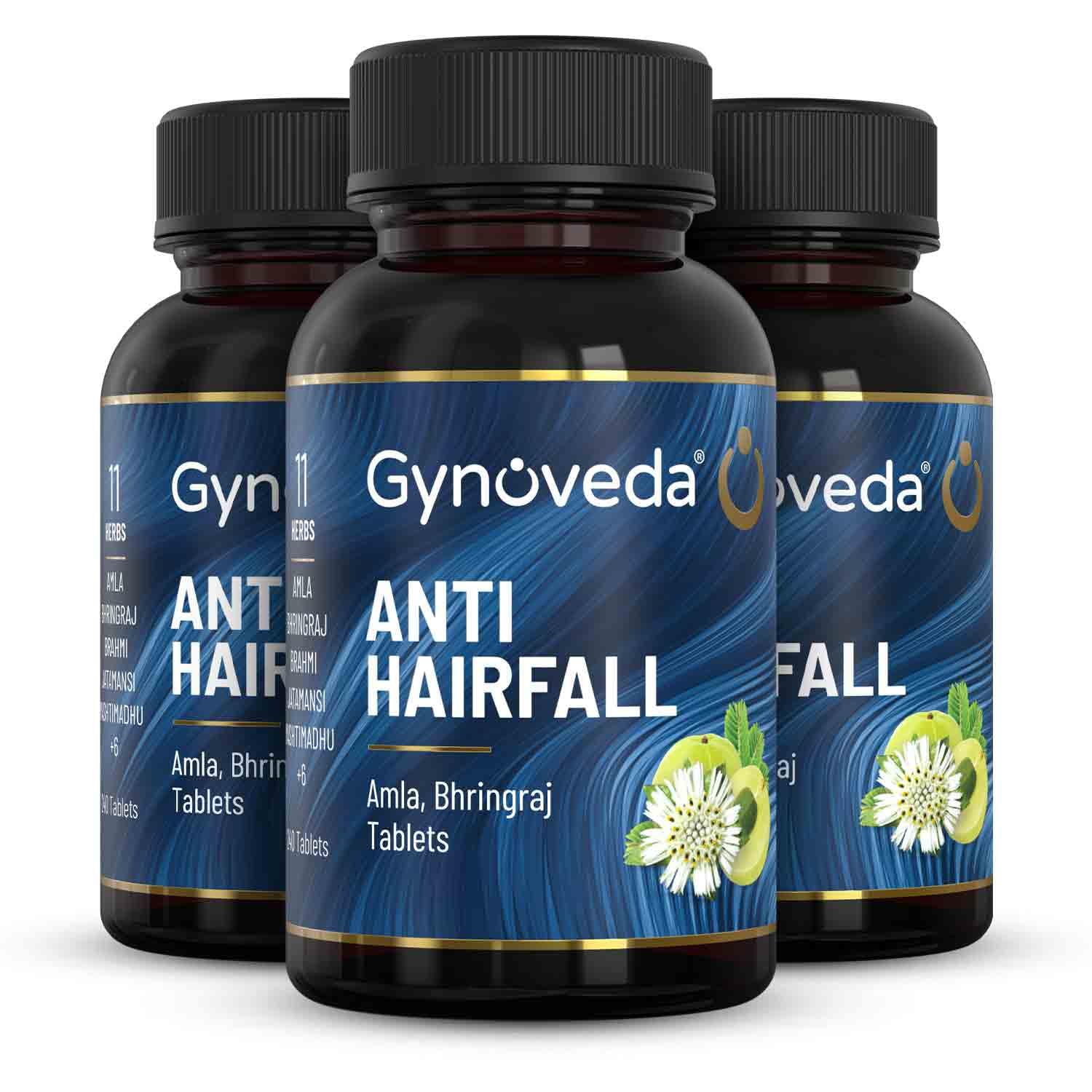 Gynoveda Anti Hair Fall Ayurvedic Tablets. Strengthens Hair Follicles and Roots. Improves Hair Thickness. Natural Biotin, Hair Vitamins With Amla, Bhringraj. (Pack of 3, 720) (B0BWRBWGF9) Amazon Price History, Amazon Price Tracker