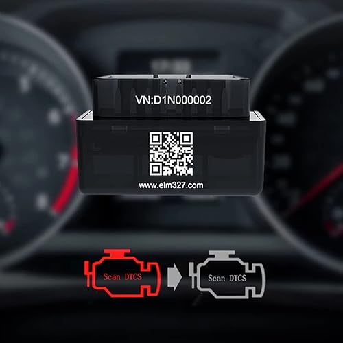 Miniatura 2 de UNNIC V01H4 Auto Reader V1.5 OBD2 Bluetooth 4.0 Escáner de diagnóstico de coche para iOS Windows