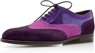 purple saddle shoes