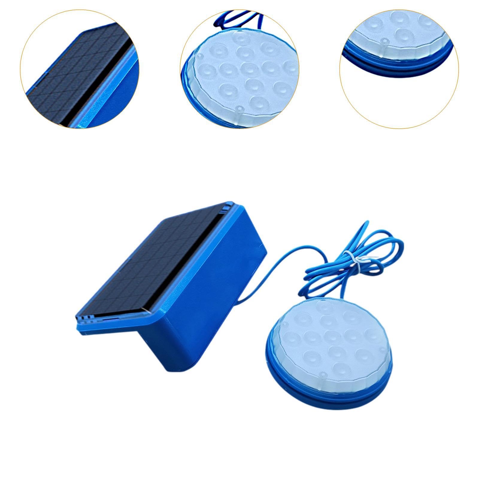 Kit D'éclairage Solaire pour Bassins, 1 Mètre, éclairage RGB
