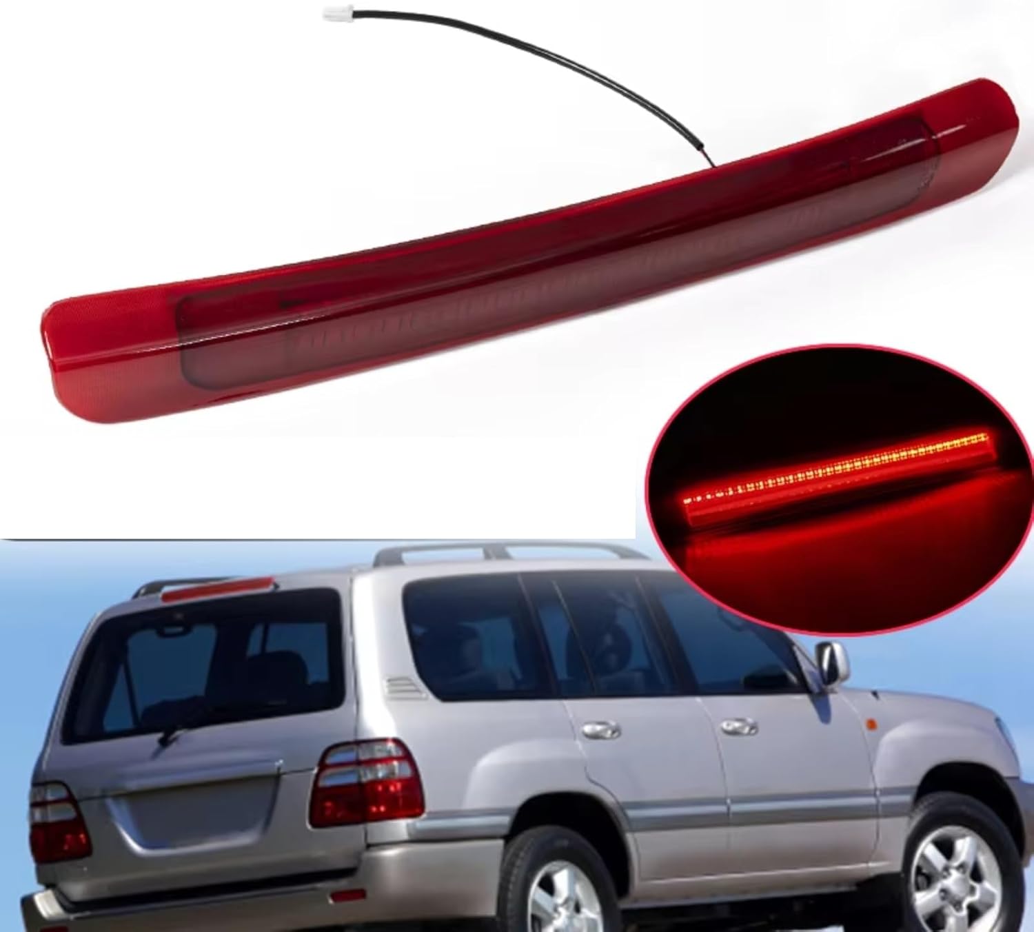 Rear Brake Lights For Toyota For Land For Cruiser HDJ100 HDJ101 1998 1999 2000 2001 2002 2003 2004 2005 2006 2007 Third Brake Light
