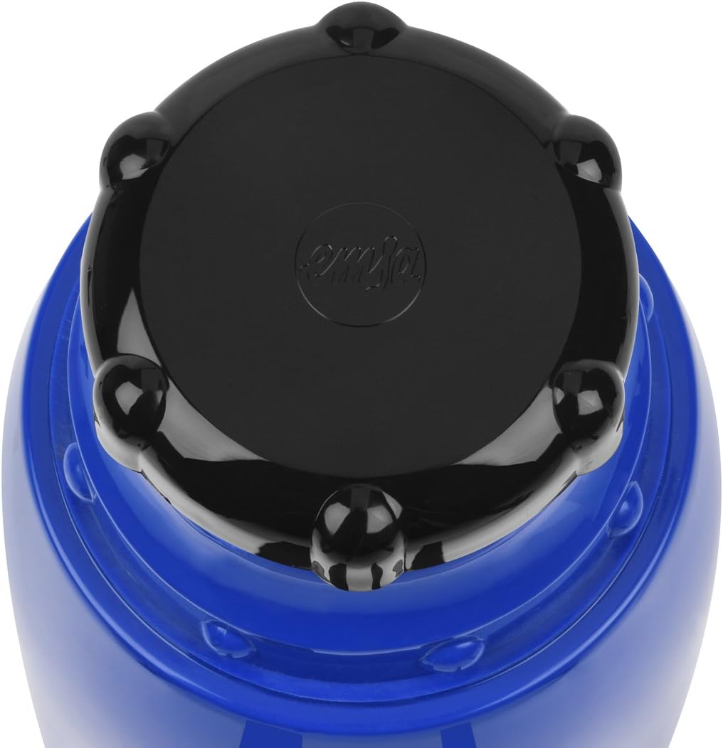 Emsa 502442 Rocket insulated flask, screw top, blue, 0.5 litres