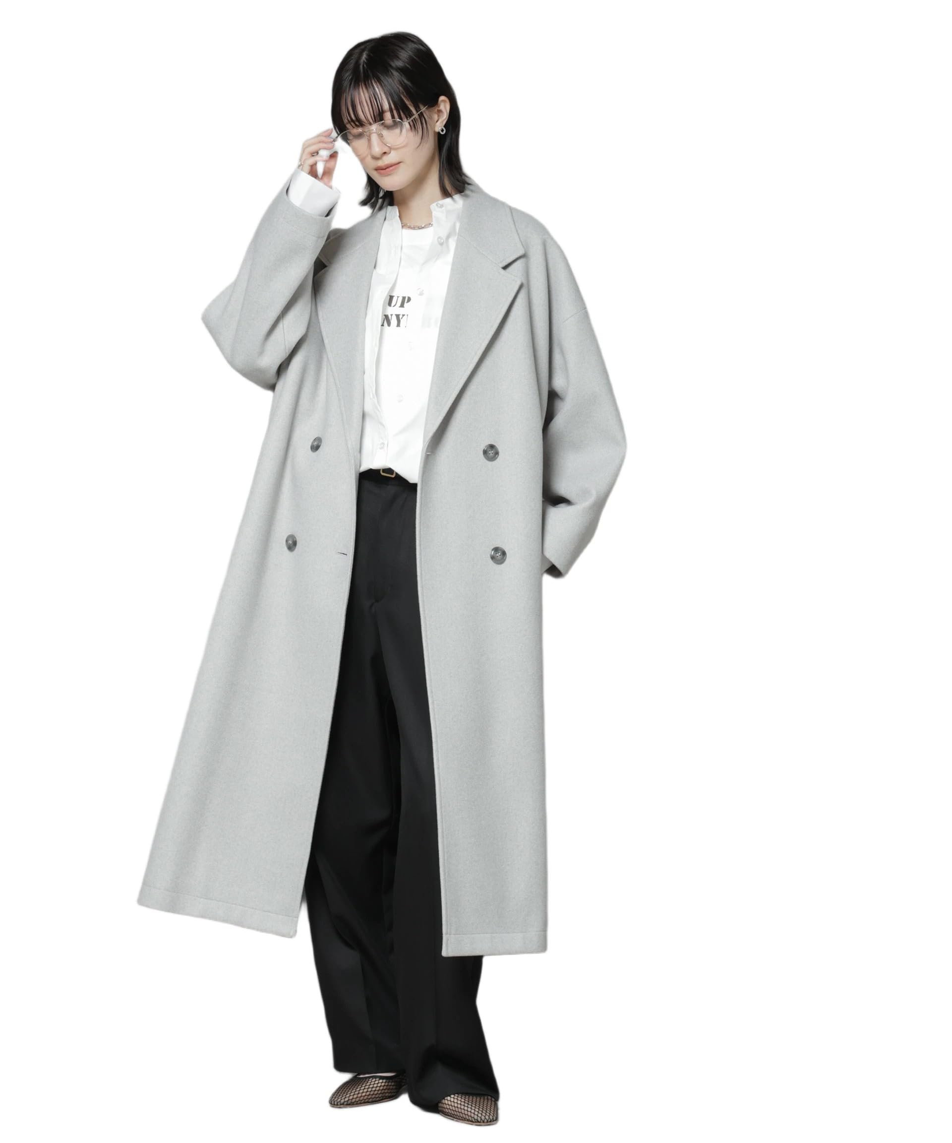 Amazon.co.jp: [ナノ・ユニバース] メルトン ジャージー チェスター