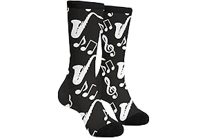 Saxophone Socks for Men: Elevate Your Style with Musical Flair