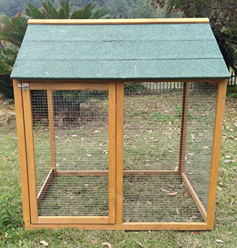 Zoopplier Winterfest Hühnergehege wetterfest Hühnerauslauf XXL große Wachtelstall Freilaufanbau Gluckshaus massivem Holz… – Bild 5