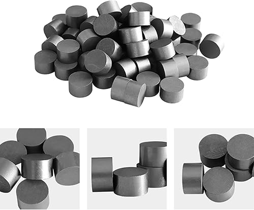 Columna de lubricación de partículas de grafito, grosor de 0.394in, 100 unidades, barra de grafito para metalurgia química, 0.394 x 0.551in