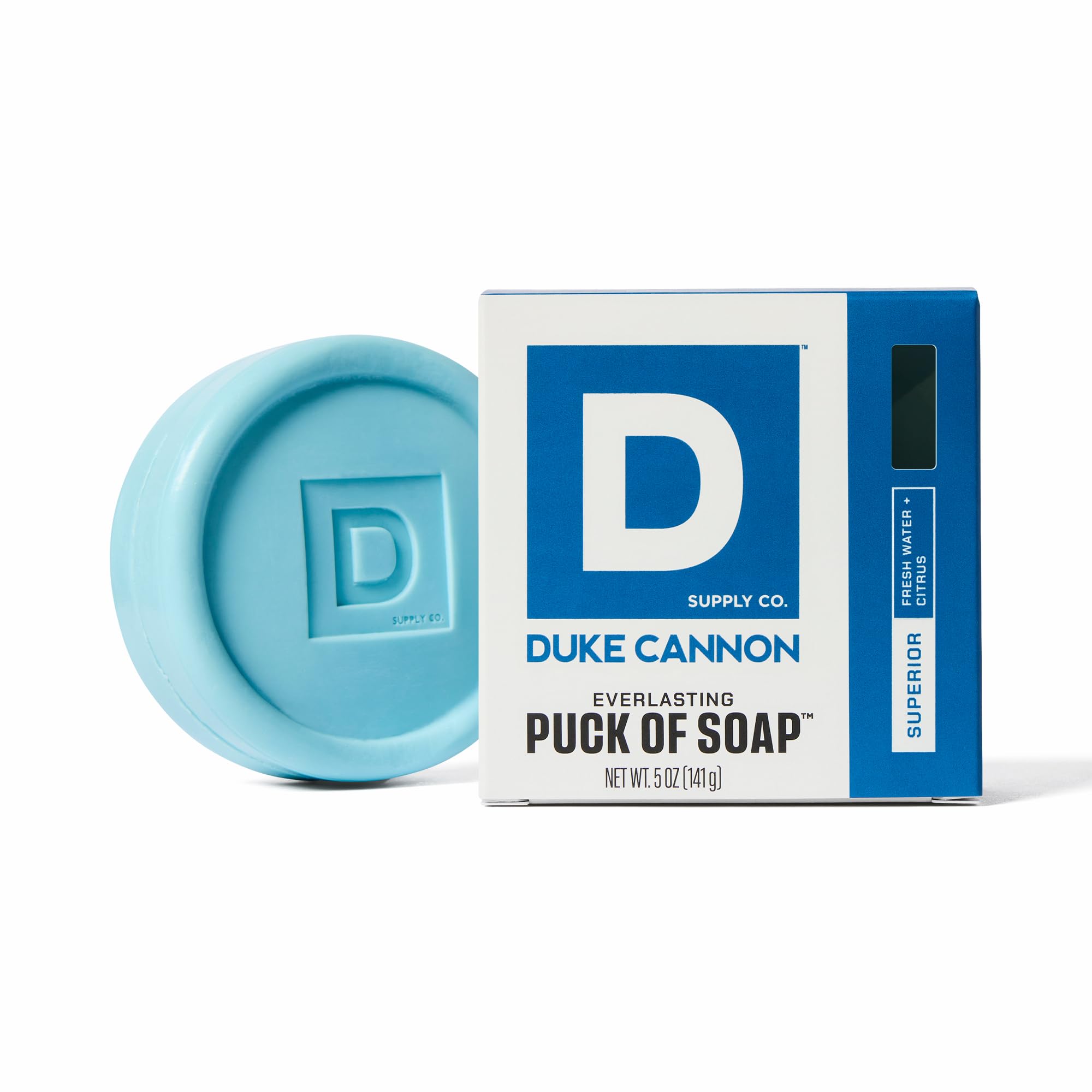 Duke Cannon Supply Co. Bar Soap Puck - Men's Rounded Bar Soap With Masculine Scents - Hydrating & Cleansing -Disc-Shaped Mens Soap - All Skin Types -