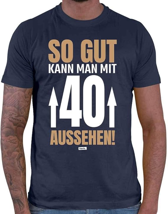 HARIZ Herren T-Shirt So Gut Kann Man Mit 40 Aussehen 3 40 Geburtstag