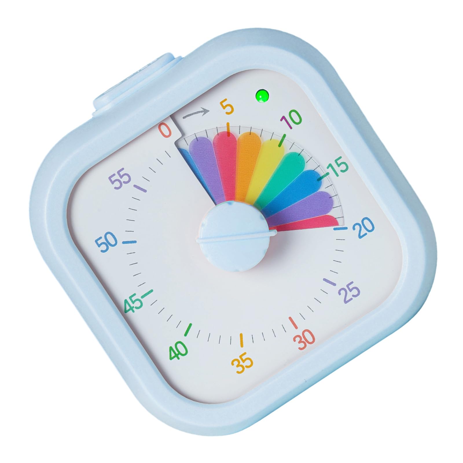 60 Minutes Visual Timer Visualization Discipline Countdown Timer Square Kitchen Cooking Kids Children Reminder Homework Clock for Student