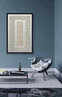 White Textured Original Canvas Artwork/White Rich Textured Wall Art/White Abstract Painting/White 3D Textured Art/Knife Artwork/Living Room Décor/Gift Idea, 12”X24”