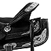 Western Barrel Leather Horse Saddle Equestrian Tack Set for Kids Youth Adult Floral Tooled with Silver Conchos 10