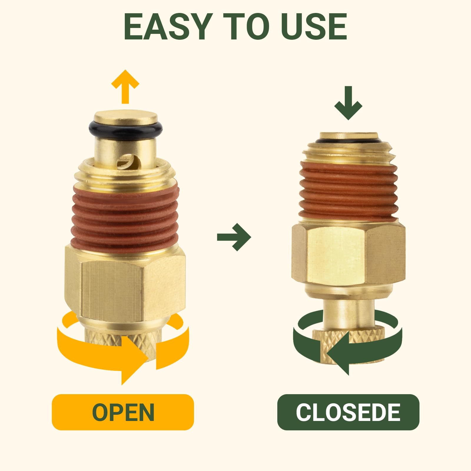 Air Compressor Drain Valve - Replace N286039 -4
