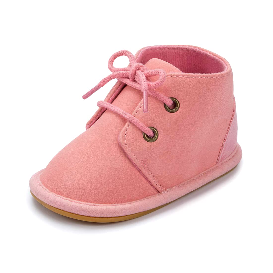 BabelvitBaby Boy Girl Lace Up Sneakers Soft Rubber Sole Infant Boots Unisex Ankle Shoes Toddler Newborn Prewalker Unisex Baby Essentials Crib Shoes black Size: