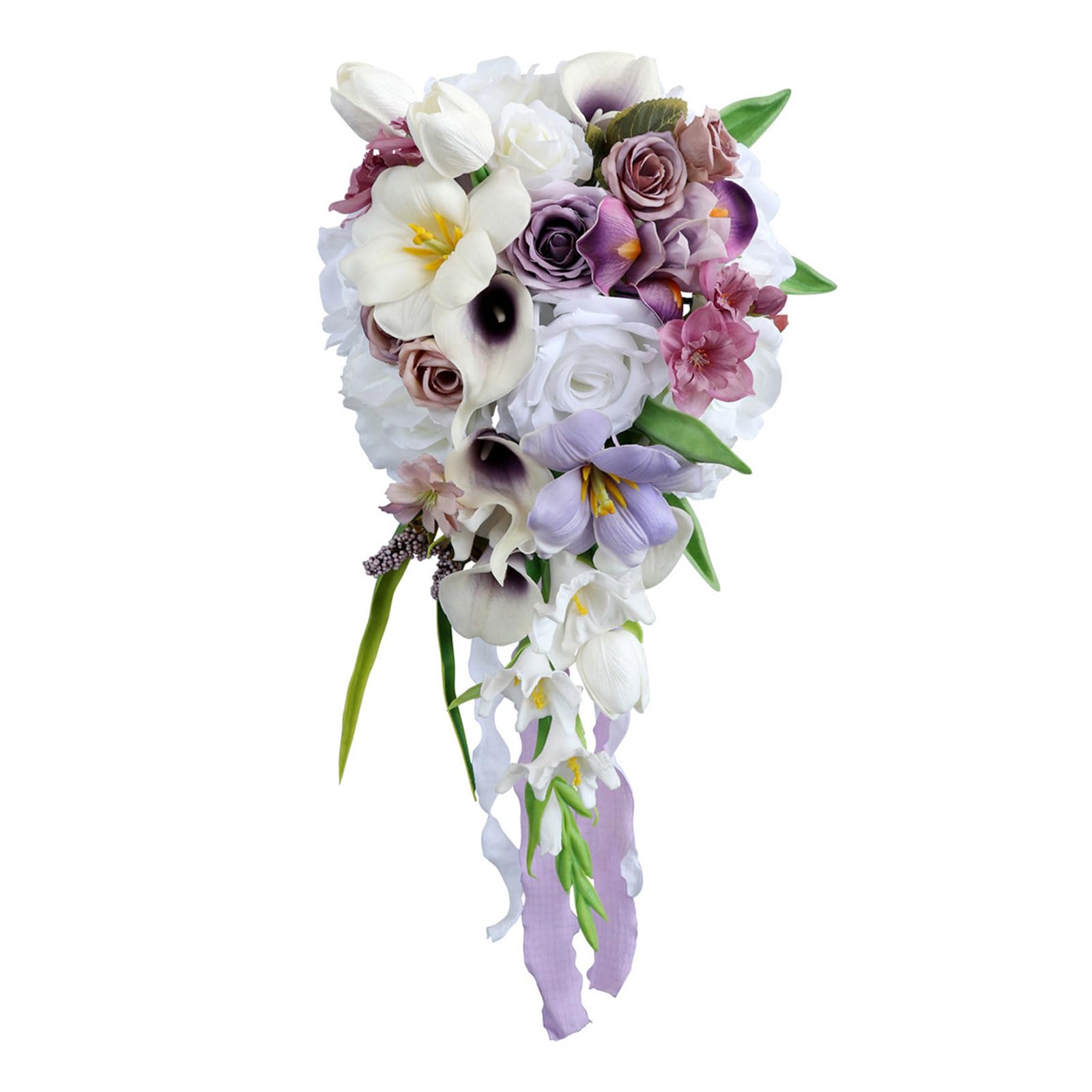 OSNIYAW Bouquets Artificial Flower Arrangement Bouquets for Wedding Party Centerpieces, Ceremony, Anniversary Flower