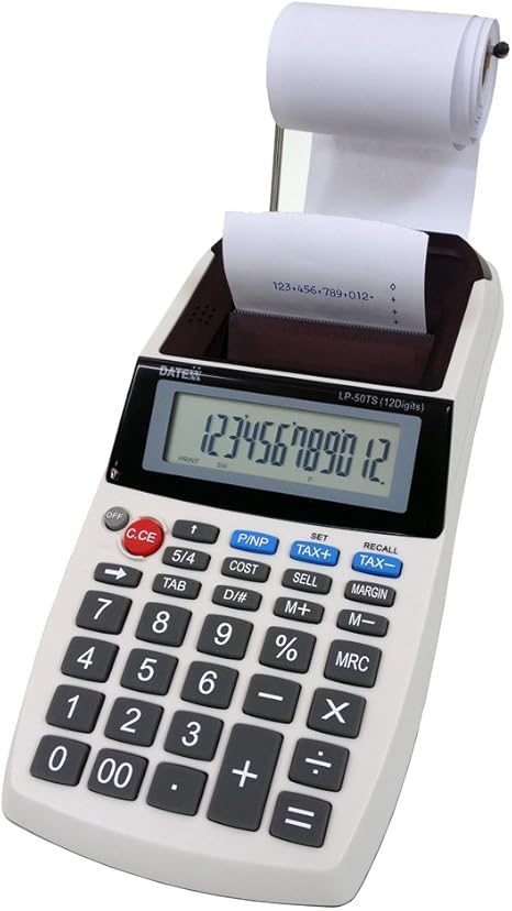 Amazon Datexx LP 50 Business Calculator Printing Calculators Amazon Datexx LP 50 Business Calculator Printing Calculators