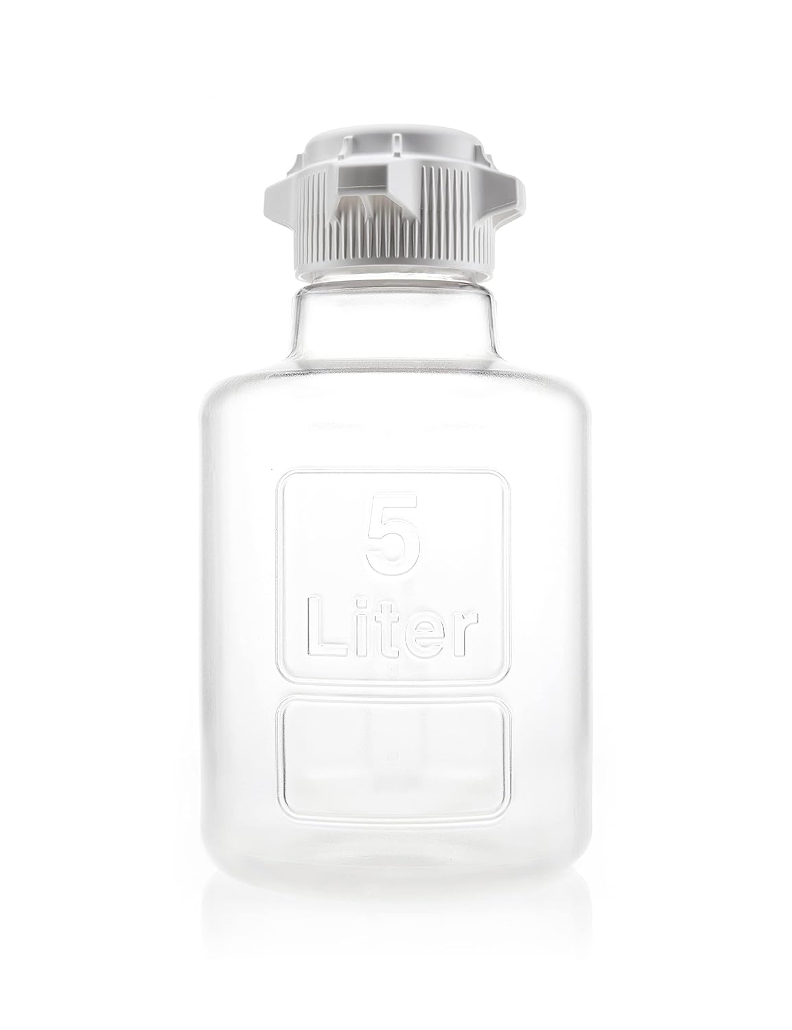 EZBio® Titanium Round Carboy, PC, 10 Liter, VersaCap 83B, Non-Sterile