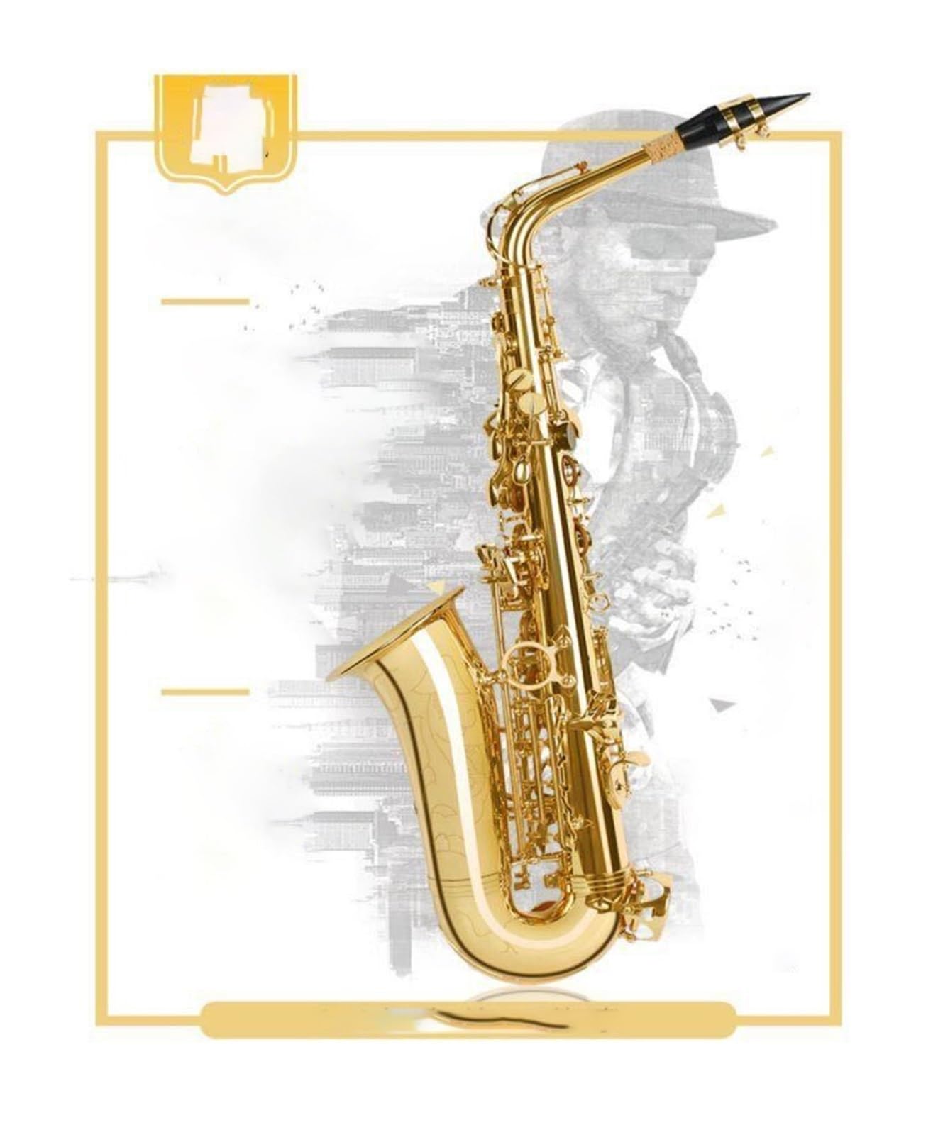 Saxofón Profesional Saxofón Alto Saxofón En Mi Bemol Fácil De Tocar Saxofón Alto En Mi Bemol