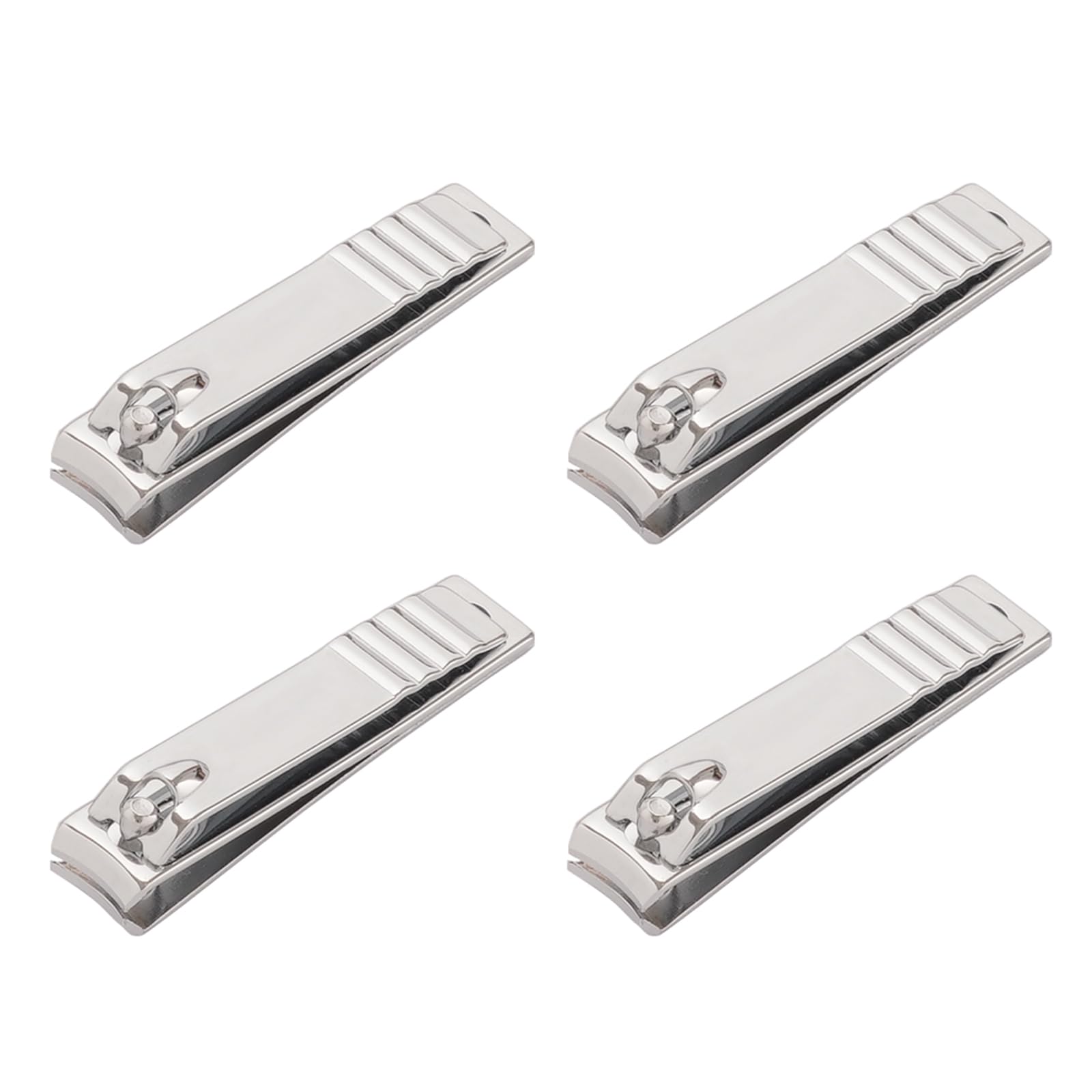4PCS Nail Clippers Set for Men Women, Durable Sharp Fingernail Clipper and Toenail Clipper Nail Cutter Nail Care Tools