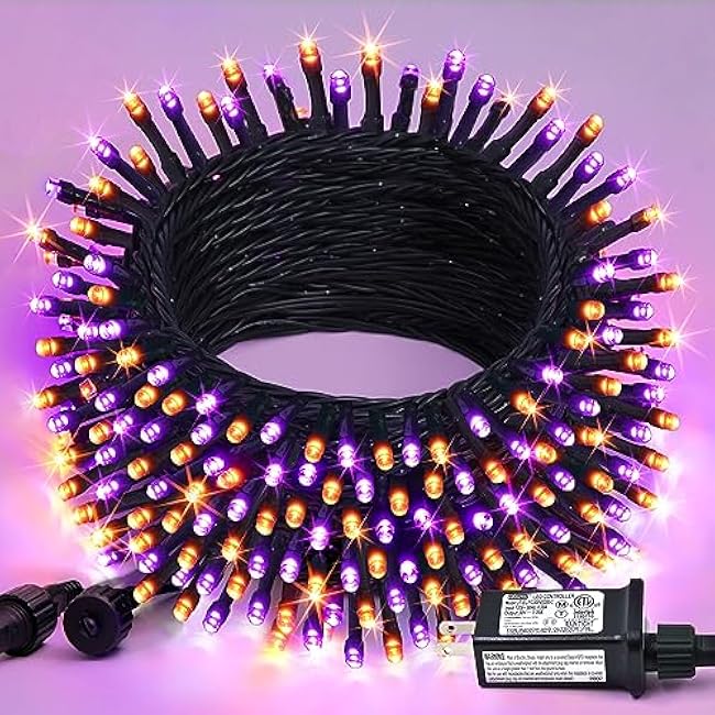 JMEXSUSS 66ft 200 LED Christmas Lights Outdoor, Warm White Christmas Tree Lights Indoor Plug in, 8 Modes Twinkle String Light for Outside Bedroom Wedding Party Classroom Dorm Ceiling Home Decorations