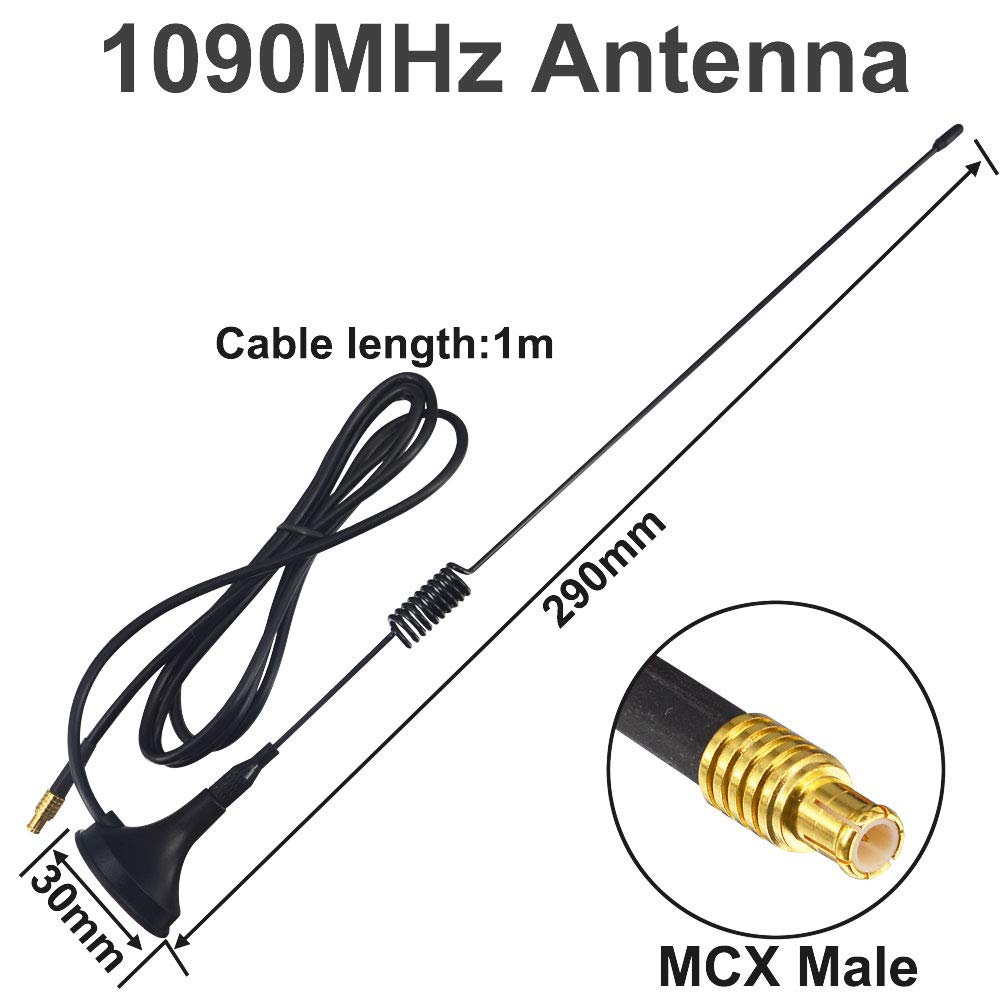 6DBi 1090MHz Antenna MCX Male Base with MCX Input