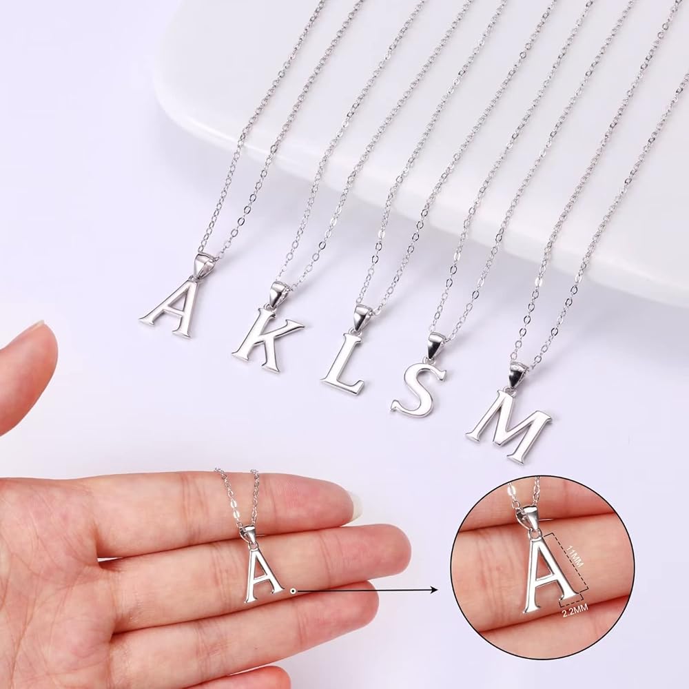 [HAESOOL] 925silver☆JHN02 Necklace Amazon.com: Hidepoo Tiny Sterling Silver Initial Necklaces