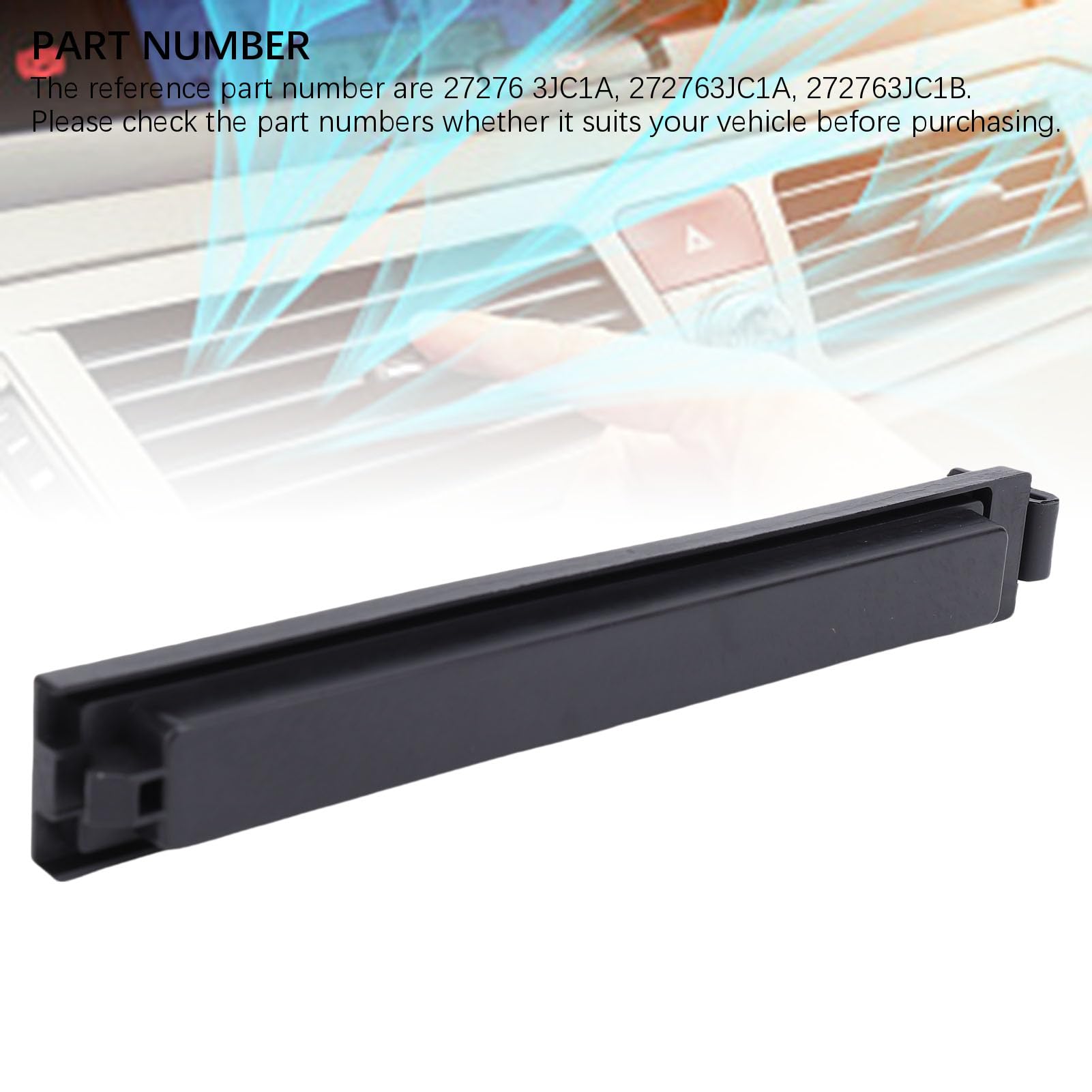 Nissan In Cabin Air Filter Element Cover Door Fit for 2013-2018 Altima