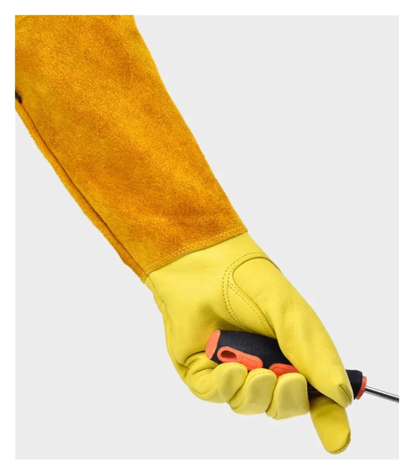 1 paire de gants en cuir respirants pour Homme et Femme