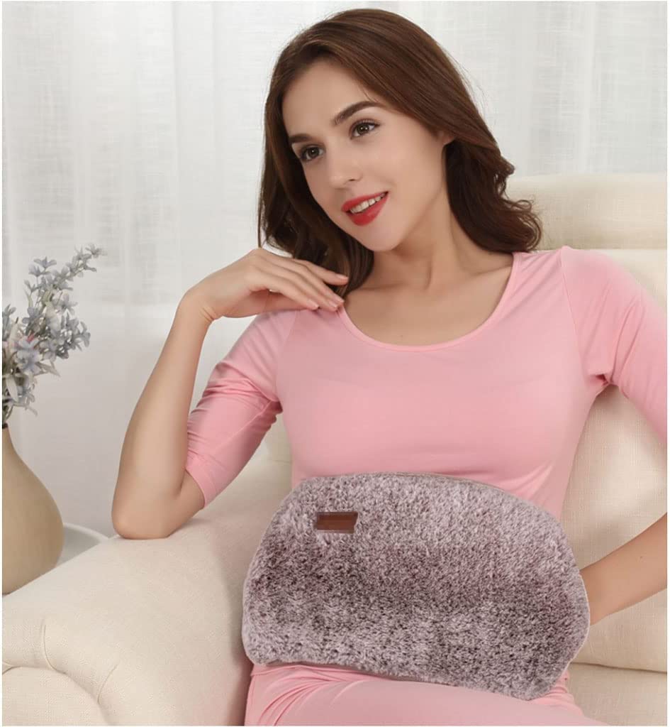 OLOTU Durevole Borsa per Il Riscaldamento dell'Acqua elettrica, Borsa per l'acqua Calda Ricaricabile, Borsa per l'acqua Calda elettrica con Morbida Copertura in Vita in Peluche Portatile