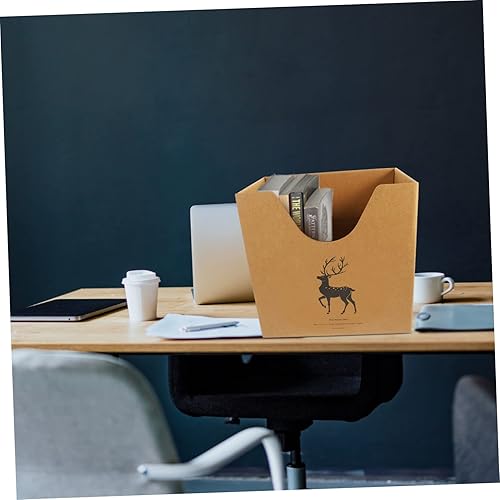 Miniatura 7 de Operitacx Caja de archivo de 5 piezas, organizador de archivos de acordeón, organizador de papel, soporte de revista, organizador de carpetas de