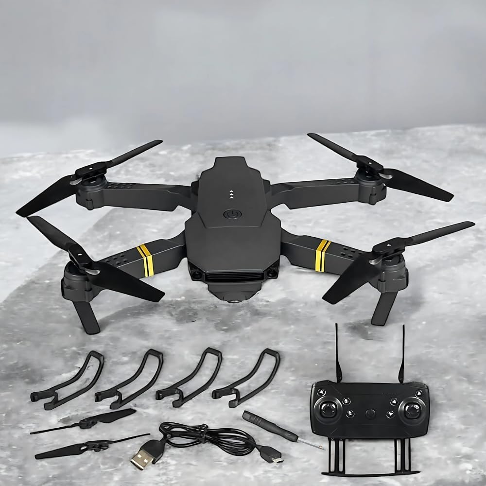 Mini Drone Pieghevole con Fotocamera 4K Ultra HD con Telecomando Wi-Fi