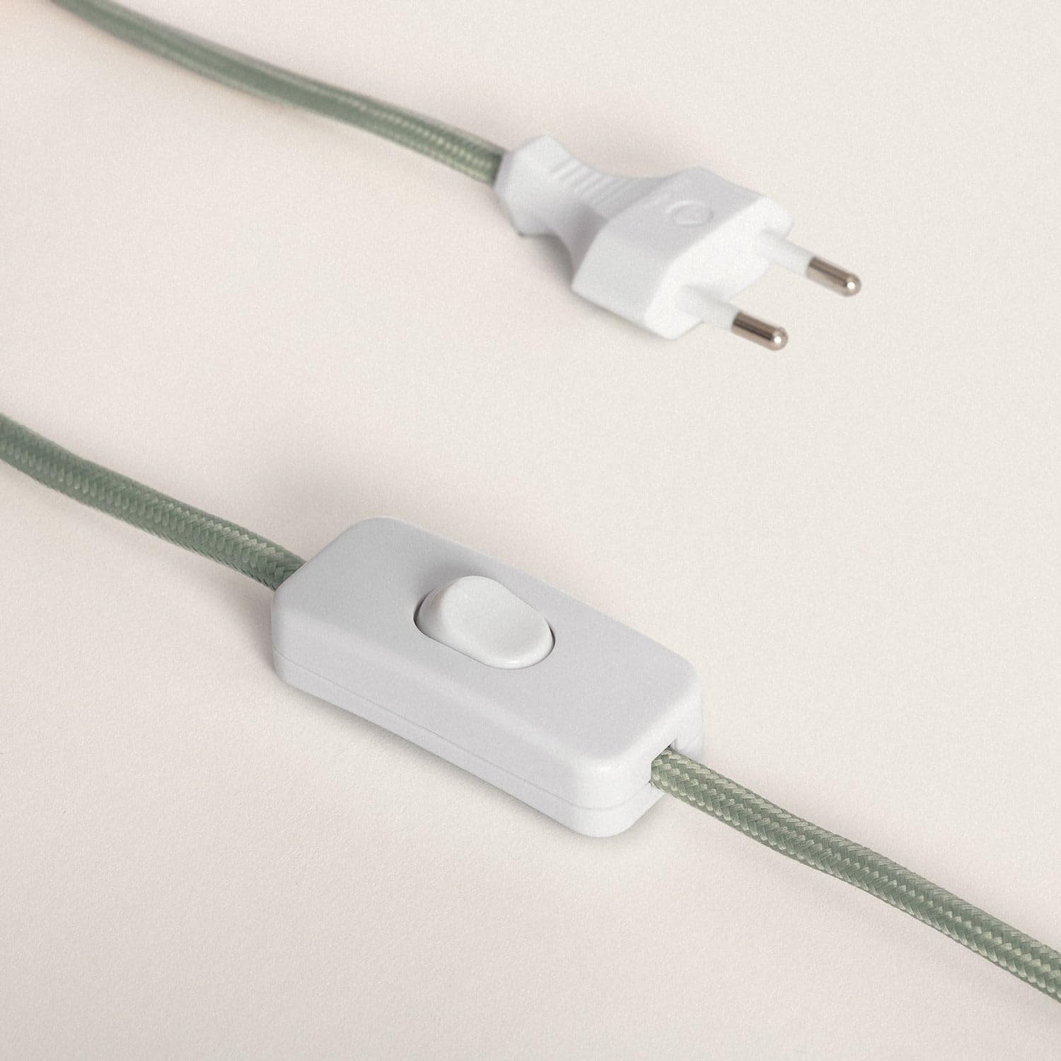 LEDKIA LIGHTING - Lampada da Tavolo Ceramica Zellin | Design Elegante | Compatibile con Lampadina E27 | Uso Interno | Altezza 570 mm, Verde Cachi, Ceramica