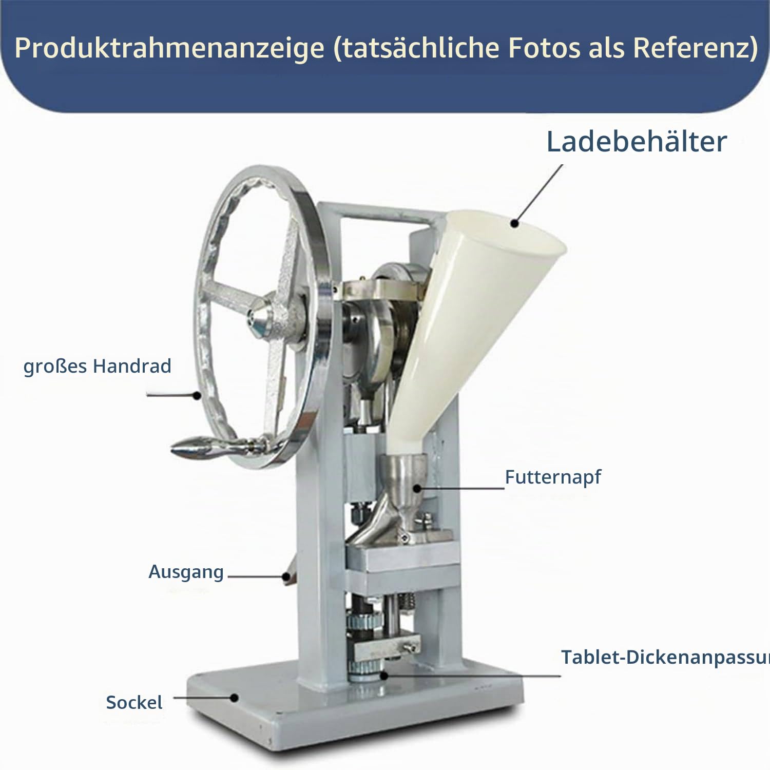 Manuelle Tablettenpresse,Labor-Pulvertablettenpresse,Tablettenpresse Für Zuckerpillen,Manuelle Tablettenpresse Für Haushalt,DIY Milchtabletten Tabletten Selbstbaumaschine