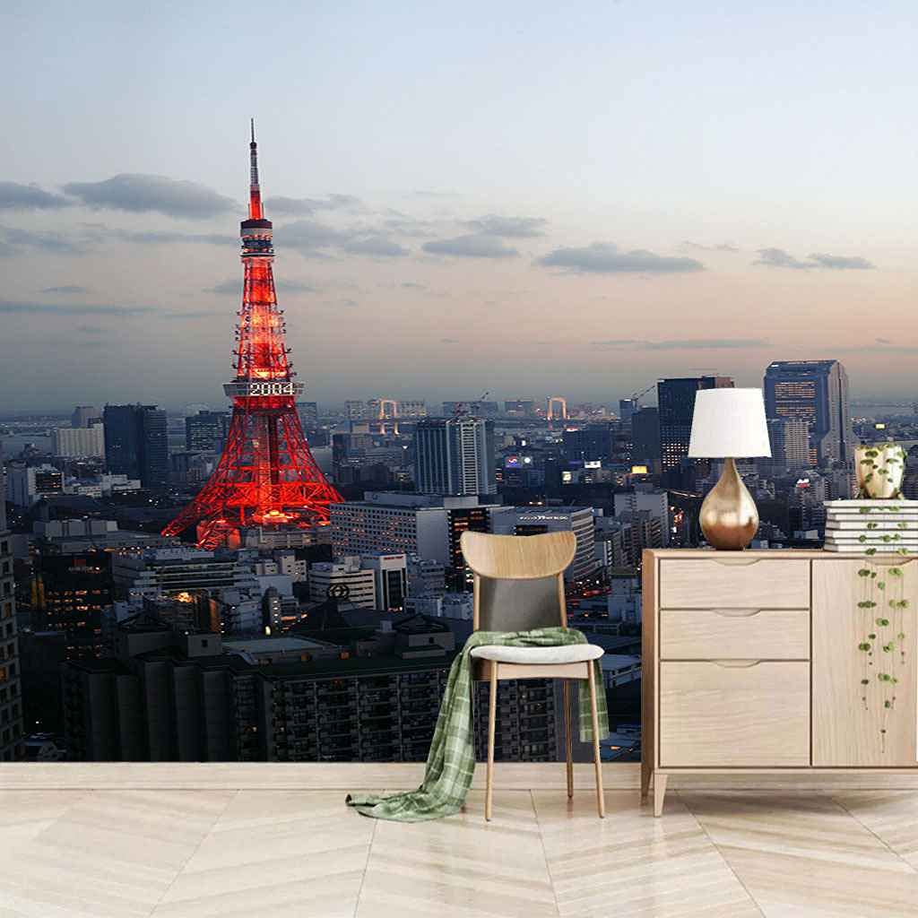 Photo murale paysage Tour Eiffel pour la décoration du salon et chambre d'ados